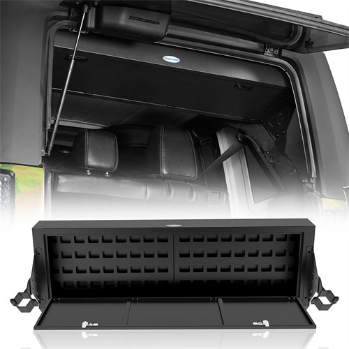 Road Trip Trunk Upper Locking Storage Box For 2007-2018 Jeep Wrangler JK 4-Door Hardtop - Ultralisk4x4