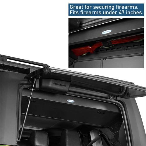 Road Trip Trunk Upper Locking Storage Box For 2007-2018 Jeep Wrangler JK 4-Door Hardtop - Ultralisk4x4