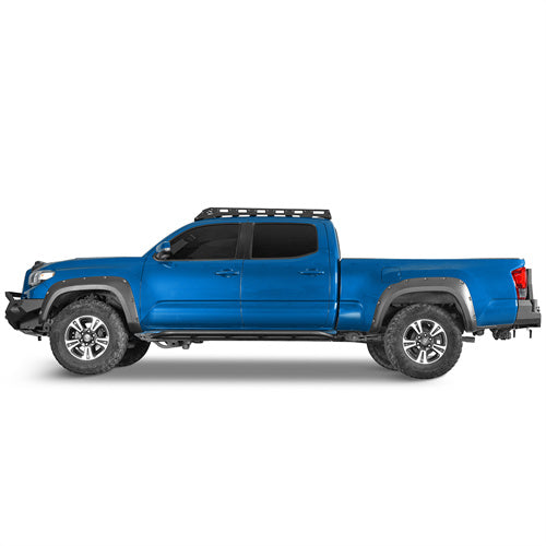 Tube Slider Rocker Guards For 2016-2023 Toyota Tacoma Double Cab - Landshaker4x4