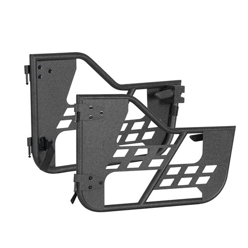 Rock Crawler Tubular Door Guards For 1976-1986 Jeep CJ-7 Wrangler YJ - Landshaker4x4