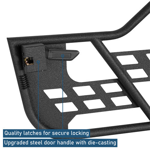 Rock Crawler Tubular Door Guards For 1976-1986 Jeep CJ-7 Wrangler YJ - Landshaker4x4