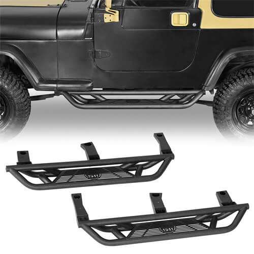 Off-road Tubular Side Step Bars For 1987-1995 Jeep Wrangler YJ- LandShaker