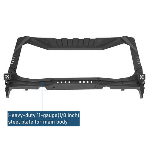 Off-Road Madmax Windshield Frame Cover Visor/Cowl Combination For 2007-2018 Jeep Wrangler JK - Landshaker4x4